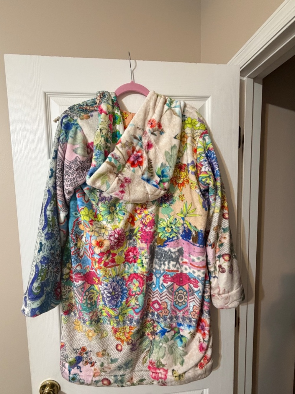 Johnny Was Multicolor Dreamer Sherpa Jacket - Picture 6 of 11